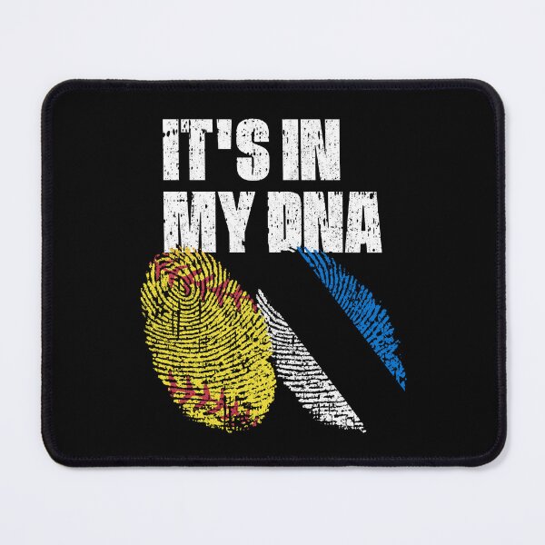 Item preview, IT'S IN MY DNA Softball - Estonia Flag Fingerprint  designed and sold by CosmoKitsch.