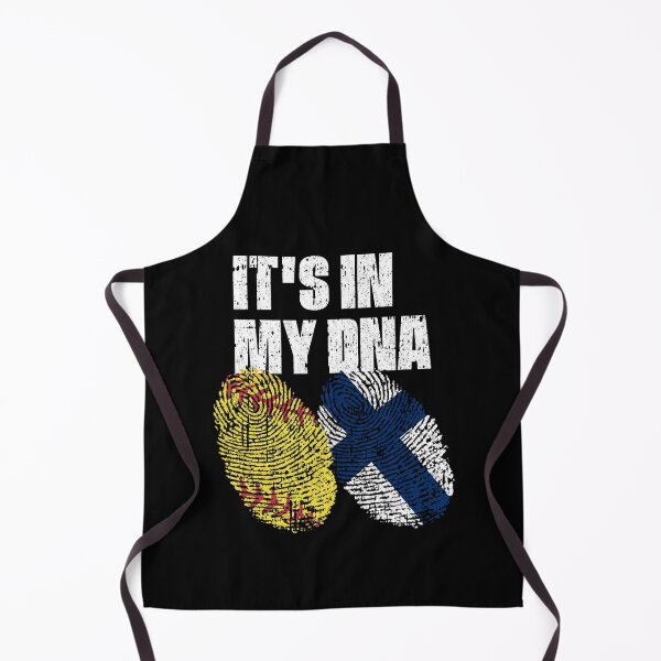 Item preview, IT'S IN MY DNA Softball - Finland Flag Fingerprint  designed and sold by CosmoKitsch.