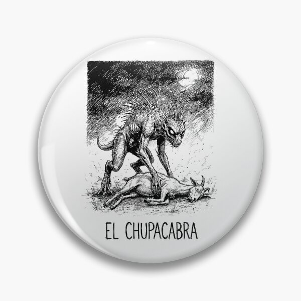 Item preview, The Midnight Bloodsucker - Chupacabra Cryptid Creature designed and sold by bapupa.