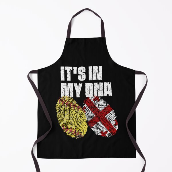 Item preview, IT'S IN MY DNA Softball - Georgia Flag Fingerprint  designed and sold by CosmoKitsch.