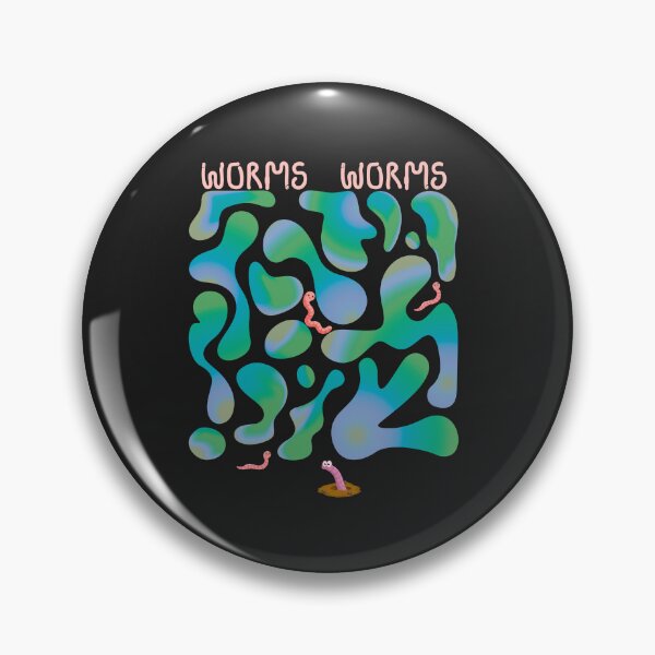 Item preview, Colorful Weird-Cute Worm Art designed and sold by Aquarius-club.