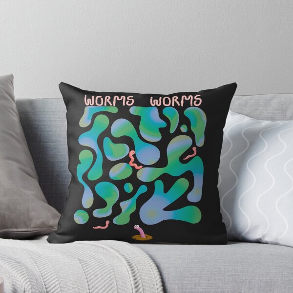 Item preview, Colorful Weird-Cute Worm Art designed and sold by Aquarius-club.