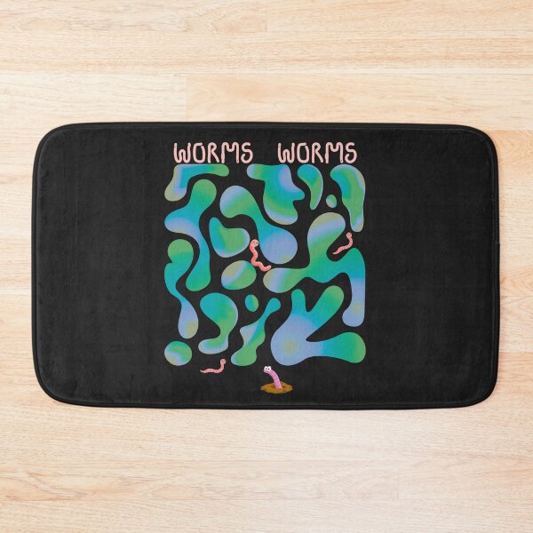 Item preview, Colorful Weird-Cute Worm Art designed and sold by Aquarius-club.