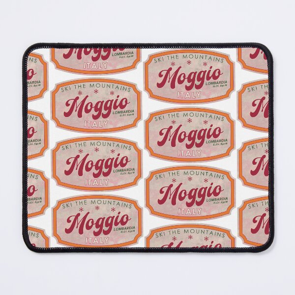 Item preview, Moggio, Italy, Lombardia, Ski, textured skiing badge designed and sold by Wanderful-roads.