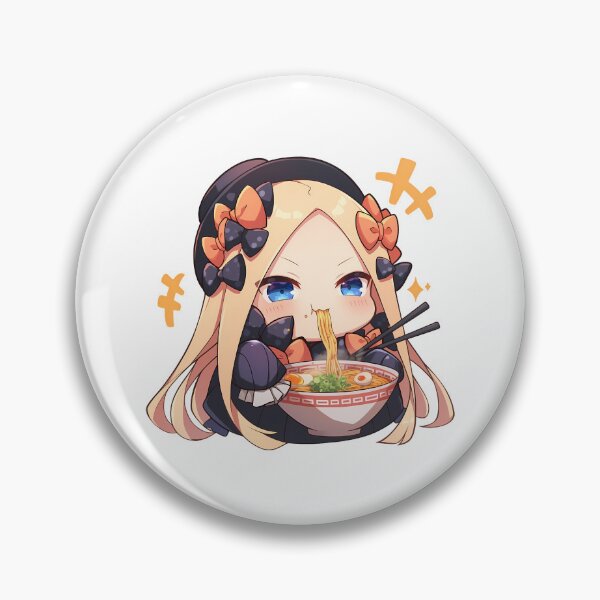 Item preview, Abigail Williams Fate Grand Order Chibi Ramen Kawaii Bows designed and sold by mildaclairmo.