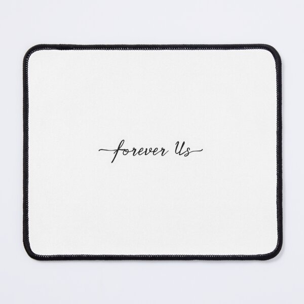 Item preview, Forever Us Minimal Love Sticker | Romantic Valentine Typography Design designed and sold by AlluringCreativa.