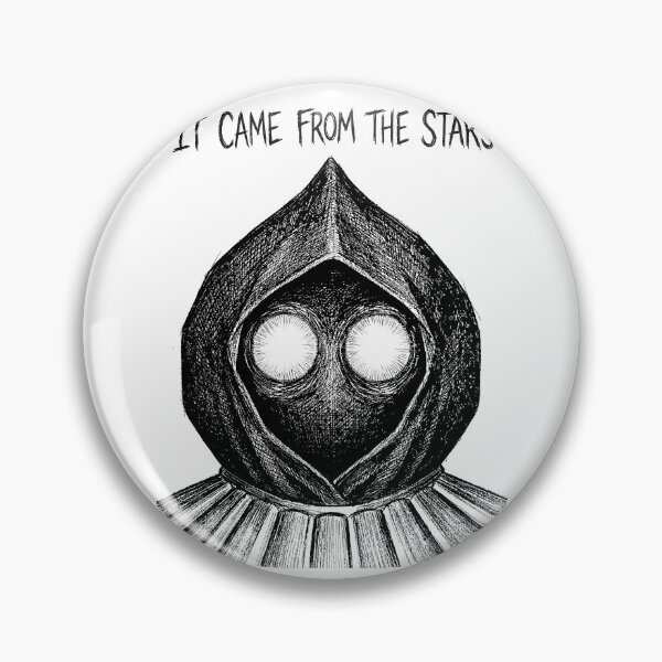 Item preview, Gaze of the Iron Phantom - Flatwoods Monster Cryptid Creature designed and sold by bapupa.
