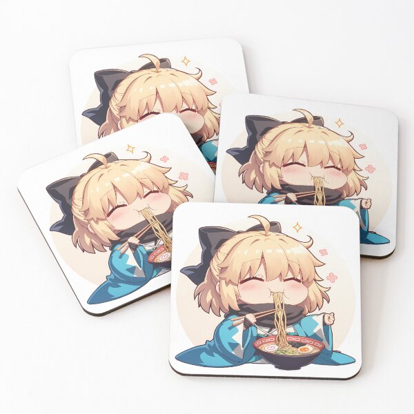 Item preview, Okita Souji Fate Grand Order Chibi Ramen Sakura Kawaii designed and sold by mildaclairmo.
