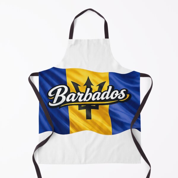 Item preview, Barbados Waving Flag Typography – Barbados National Pride Caribbean Travel Design designed and sold by GarnerSupplyCo.