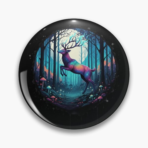 Item preview, Magic Deer Moon - Spirit Moon Art designed and sold by Magic  House.