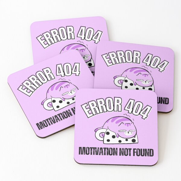 Artikelvorschau, Fehler 404 Motivation nicht gefunden - Katze entworfen und verkauft von Mirsh-design.