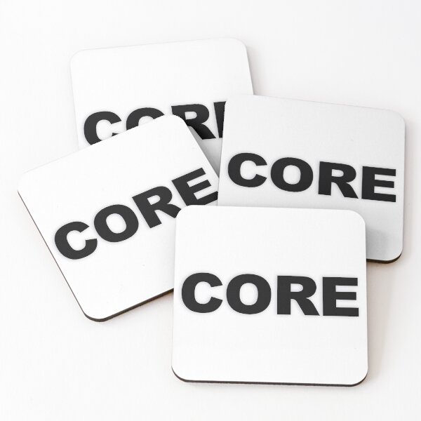 Item preview, CORE — Black Minimal Bold Type Statement designed and sold by WORDPAUSE.