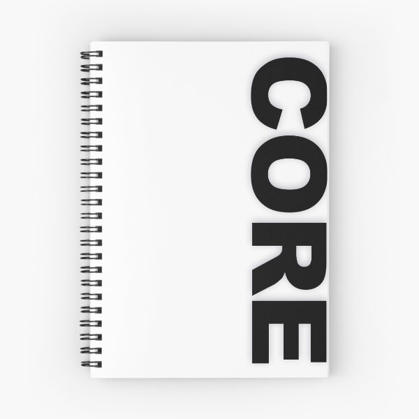 Item preview, CORE — Black Minimal Bold Type Statement designed and sold by WORDPAUSE.