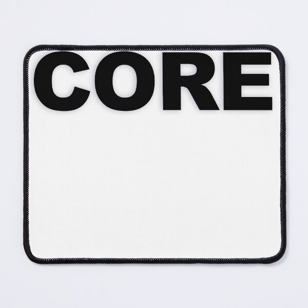 Item preview, CORE — Black Minimal Bold Type Statement designed and sold by WORDPAUSE.