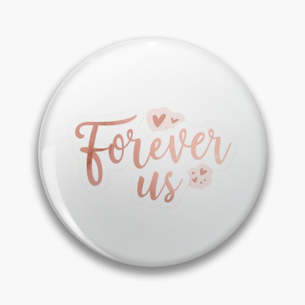 Item preview, Copy of Forever Us Minimal Love Sticker | Romantic Valentine Typography Design designed and sold by AlluringCreativa.