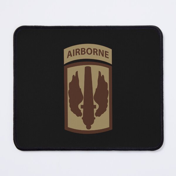 Item preview, Army - SSI - 18th Field Artillery Brigade w Airborne Tab - Subdued Desert X 300 designed and sold by Military Insignia Products.