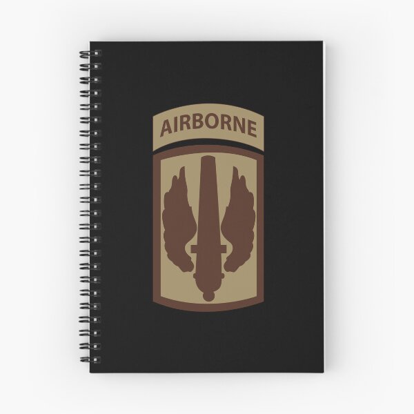 Item preview, Army - SSI - 18th Field Artillery Brigade w Airborne Tab - Subdued Desert X 300 designed and sold by Military Insignia Products.