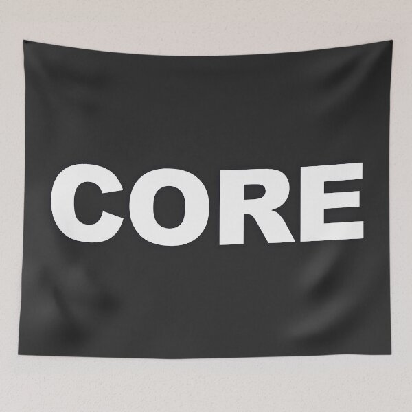 Item preview, CORE — White Minimal Bold Type Statement designed and sold by WORDPAUSE.