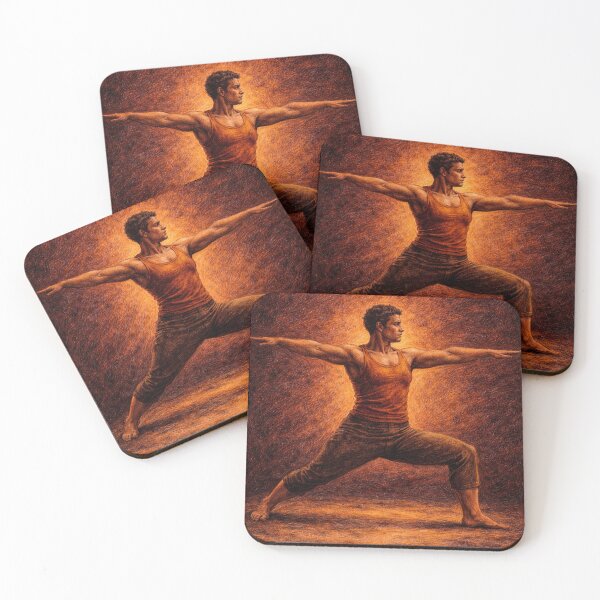 Item preview, Warrior II yoga pose designed and sold by chihuahuashower.