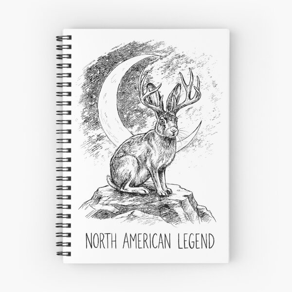 Item preview, Legend of the Antlered Hare - Jackalope Cryptid Creature designed and sold by bapupa.