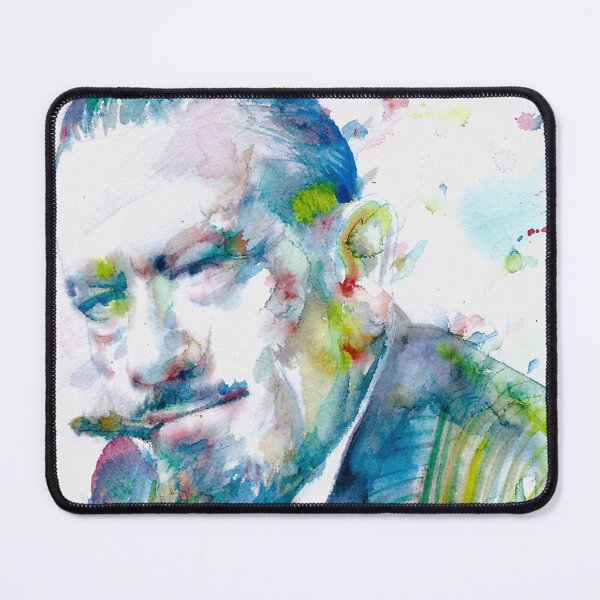 Item preview, John Steinbeck - Watercolor Portrait .2 designed and sold by Eleanorramroka.