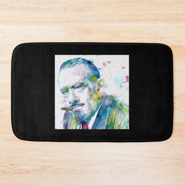 Item preview,  John Steinbeck - Watercolor Portrait .2 designed and sold by Eleanorramroka.