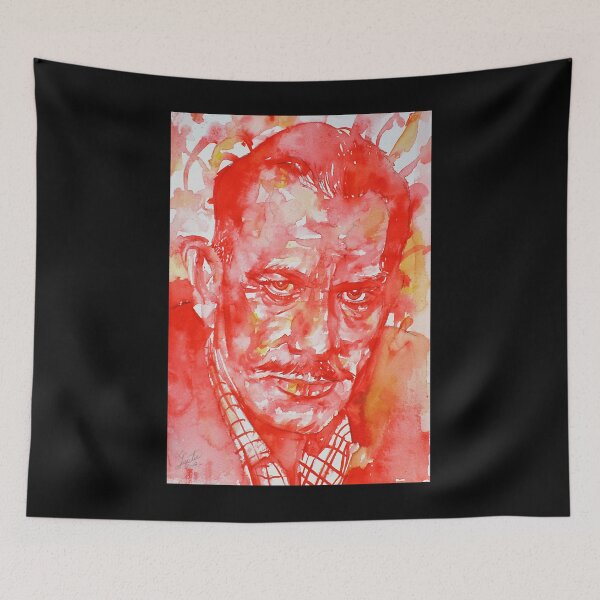Item preview, John Steinbeck - Watercolor Portrait .1 designed and sold by Rajesh Sayed.
