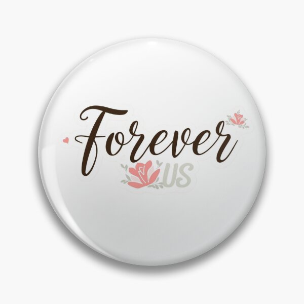 Item preview, Copy of Copy of Forever Us Minimal Love Sticker | Romantic Valentine Typography Design designed and sold by AlluringCreativa.