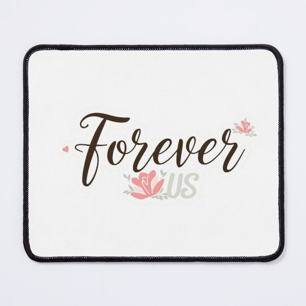 Item preview, Copy of Copy of Forever Us Minimal Love Sticker | Romantic Valentine Typography Design designed and sold by AlluringCreativa.