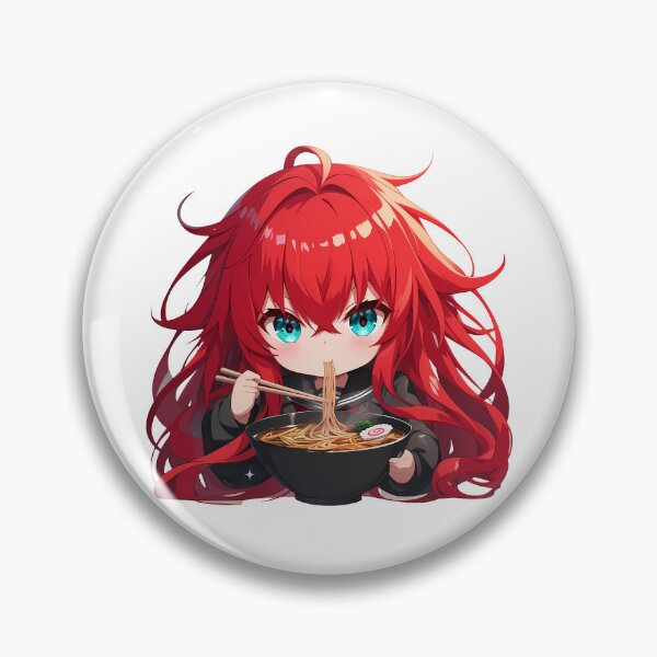 Item preview, Rias Gremory Dxd Chibi Ramen With Red Hair designed and sold by mildaclairmo.