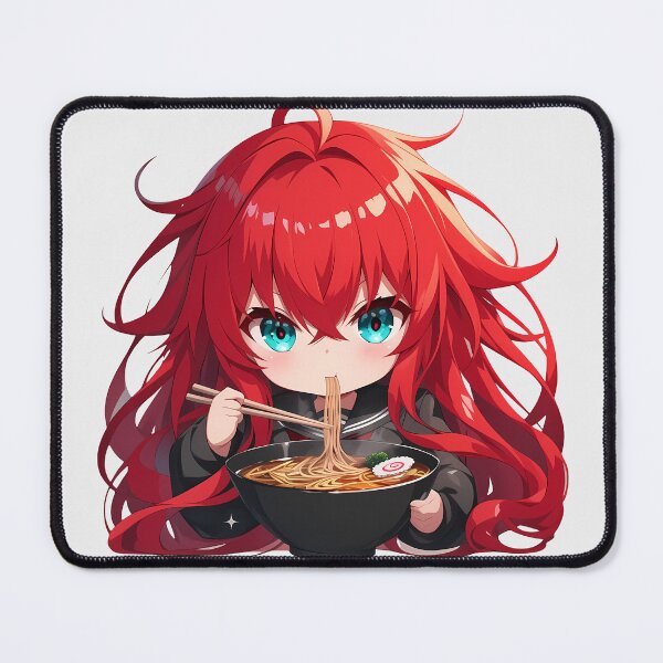 Item preview, Rias Gremory Dxd Chibi Ramen With Red Hair designed and sold by mildaclairmo.