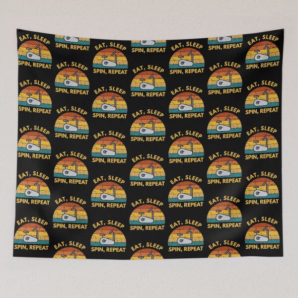 Item preview, Eat sleep spin repeat designed and sold by sydney-syder.
