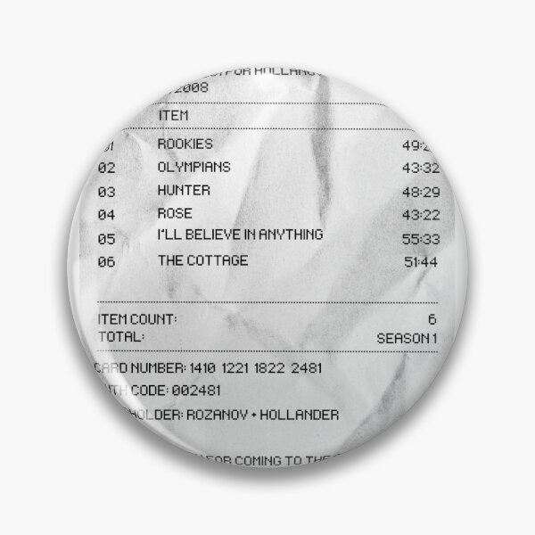 Item preview, Heated Rivalry Receipt designed and sold by Grace Giles.