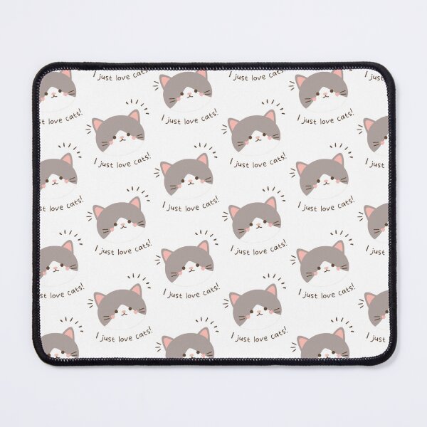 Item preview, cute fluffy cat head design designed and sold by ShailyArtStudio.
