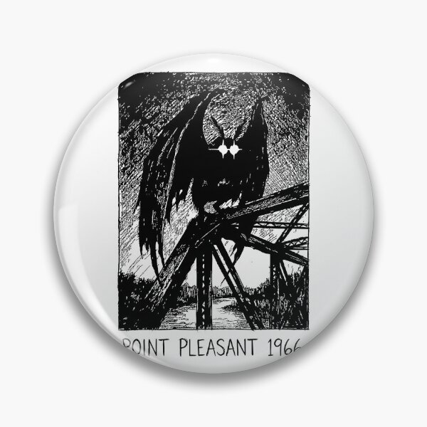 Item preview, Harbinger of the Bridge - Mothman Cryptid Creature designed and sold by bapupa.