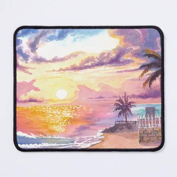 Item preview, Chill Sunset Over Barbados West Indies Beach Scene designed and sold by artshop77.