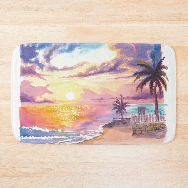 Item preview, Chill Sunset Over Barbados West Indies Beach Scene designed and sold by artshop77.