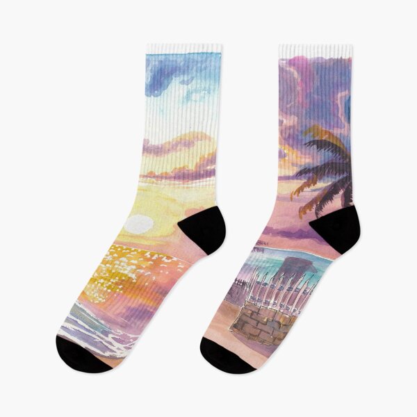 Item preview, Chill Sunset Over Barbados West Indies Beach Scene designed and sold by artshop77.