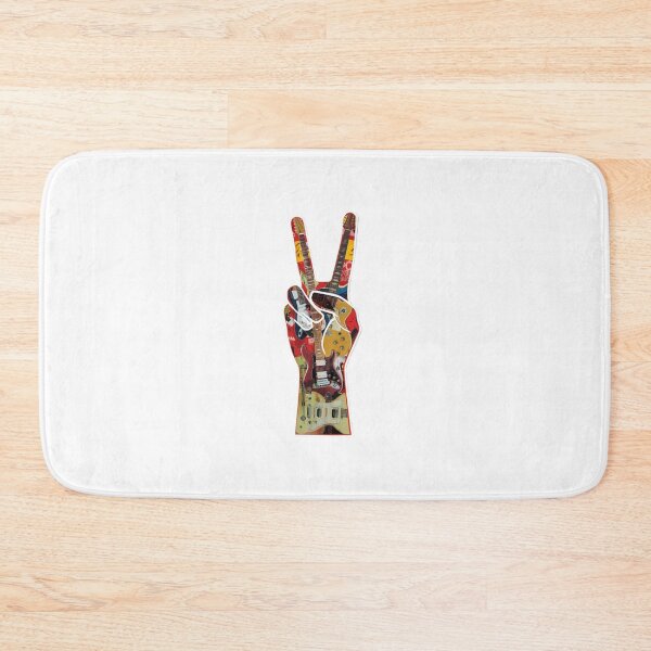 Item preview, Peace rock hand with electric guitars designed and sold by StormArte.