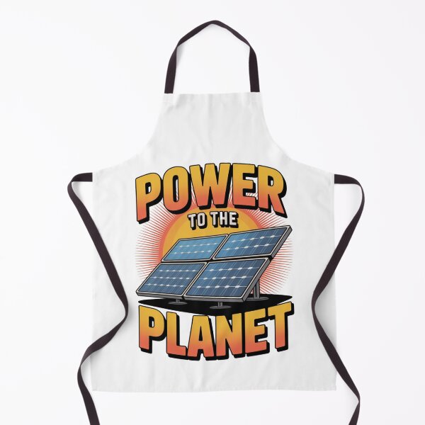 Item preview, Power To The Planet Solar Panels Retro designed and sold by proearth2022.