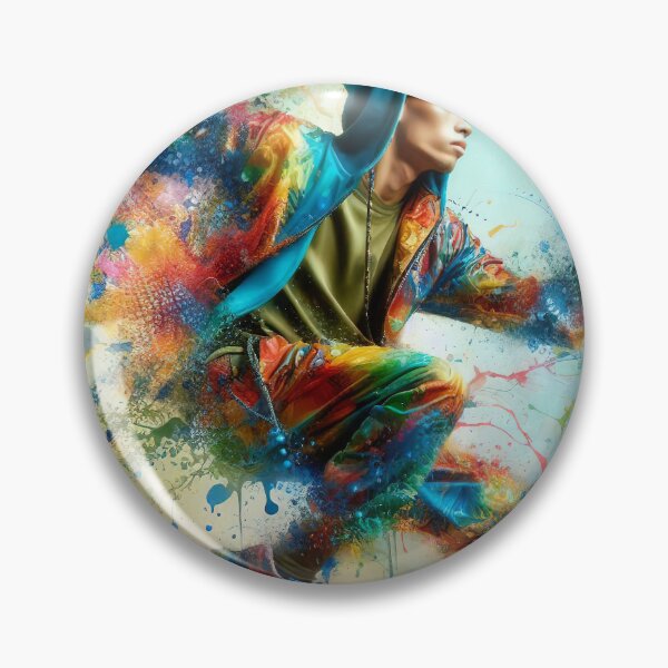 Item preview, Colorful street dancer in motion designed and sold by paulrommer.