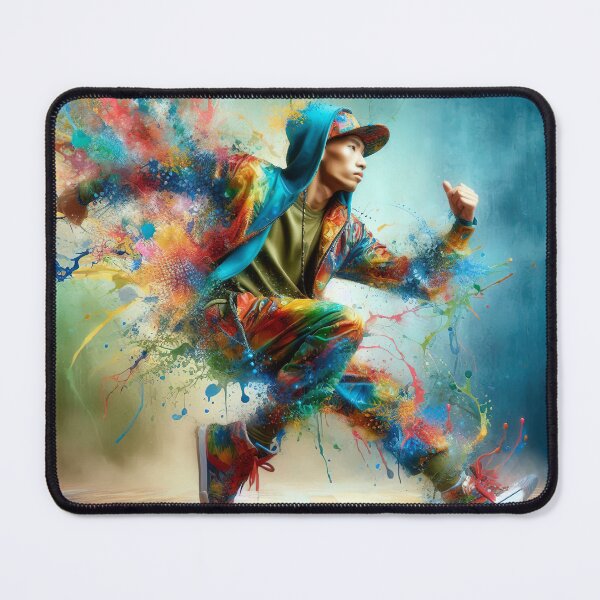 Item preview, Colorful street dancer in motion designed and sold by paulrommer.