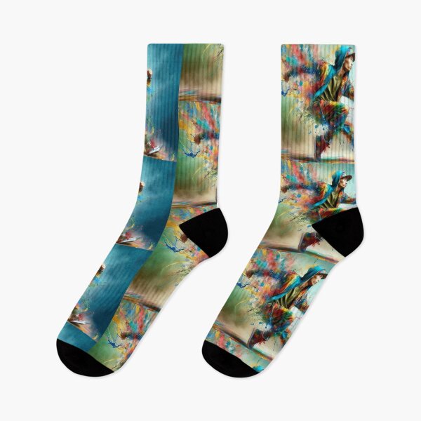 Item preview, Colorful street dancer in motion designed and sold by paulrommer.