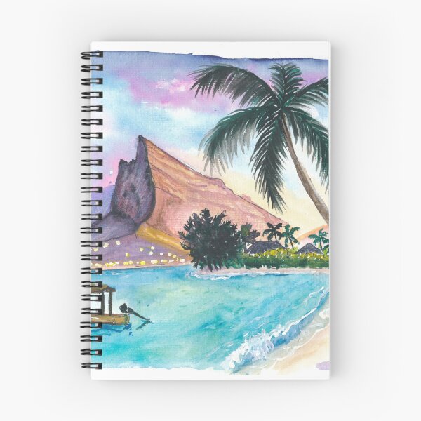 Item preview, Golden Sunset Over Le Morne Brabant Mauritius Icon designed and sold by artshop77.