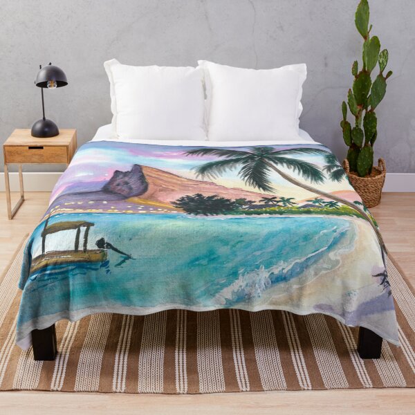 Item preview, Golden Sunset Over Le Morne Brabant Mauritius Icon designed and sold by artshop77.