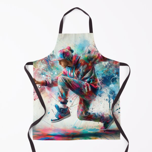 Item preview, Bailarin callejero colorido en movimiento designed and sold by paulrommer.