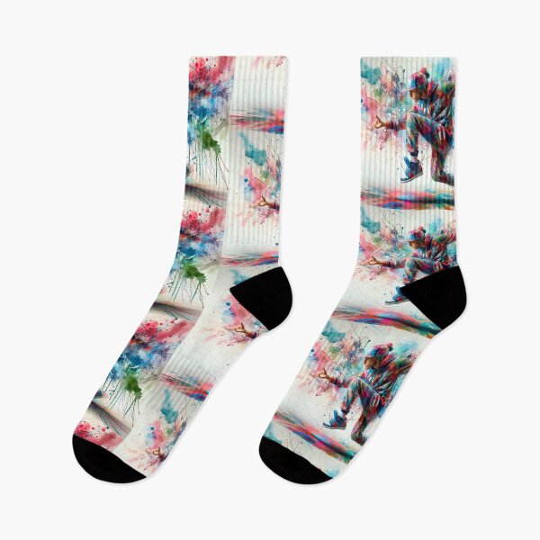 Item preview, Colorful street dancer in motion designed and sold by paulrommer.
