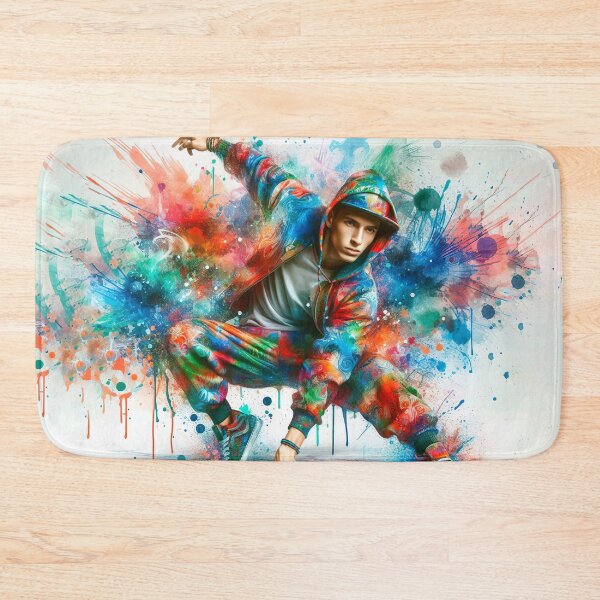 Item preview, Colorful street dancer in motion designed and sold by paulrommer.