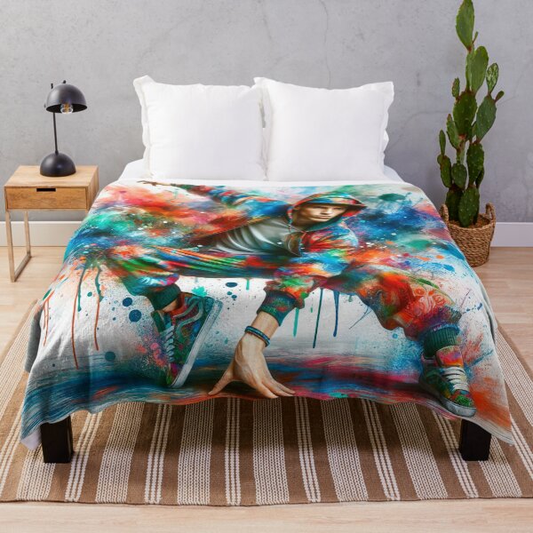 Item preview, Colorful street dancer in motion designed and sold by paulrommer.