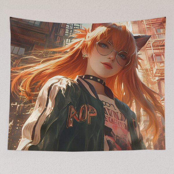 Item preview, Asuka Langley Soryu Evangelion City Confidence designed and sold by mildaclairmo.
